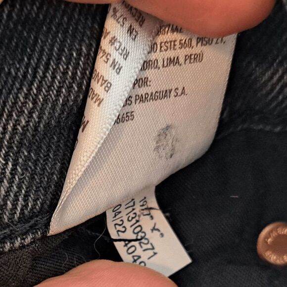 American Eagle Stretch 90s Skinny Jean in Charcoal Wash size 6 Short - Picture 7 of 8